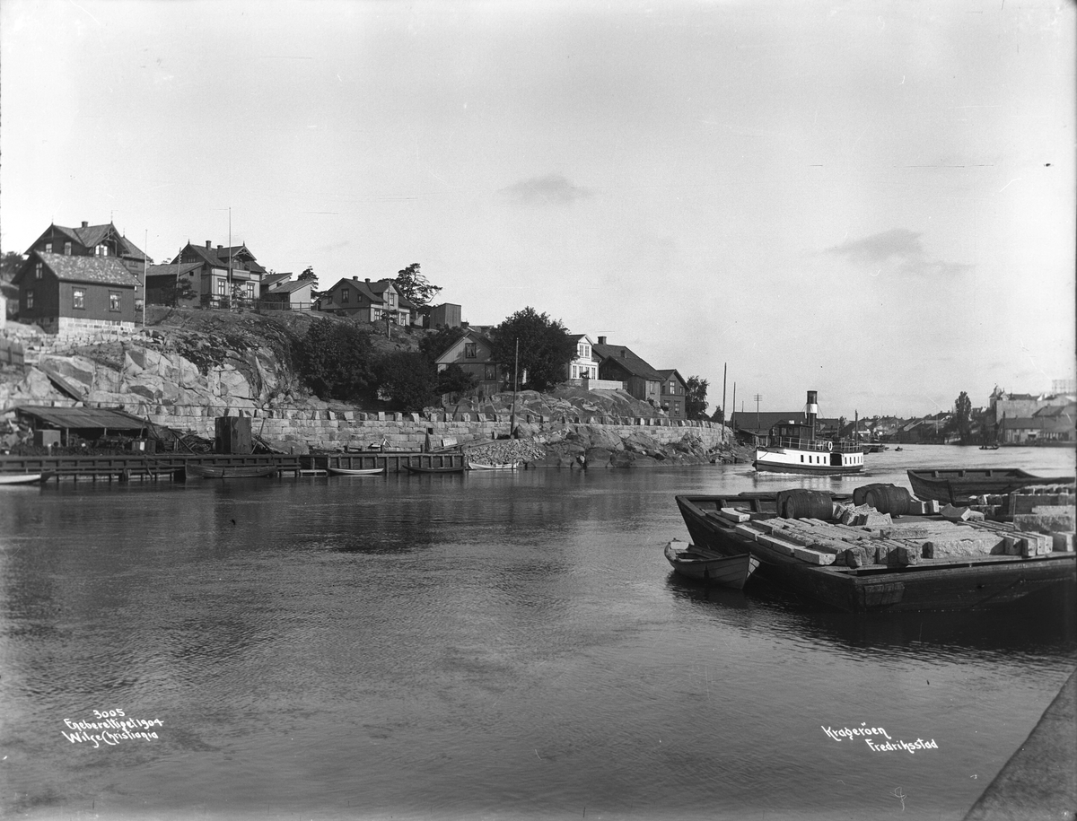 Anders Beer Wilse, Prot: Fredrikstad - Elveparti med Kragerøen 14/6 1904
