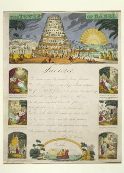 Unknown, The Tower of Babel, Christmas Broadsheet