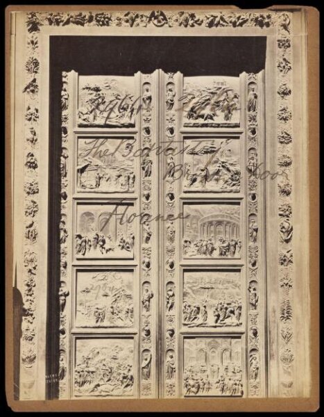Francis Frith, The Baptistry Bronze Door Florence