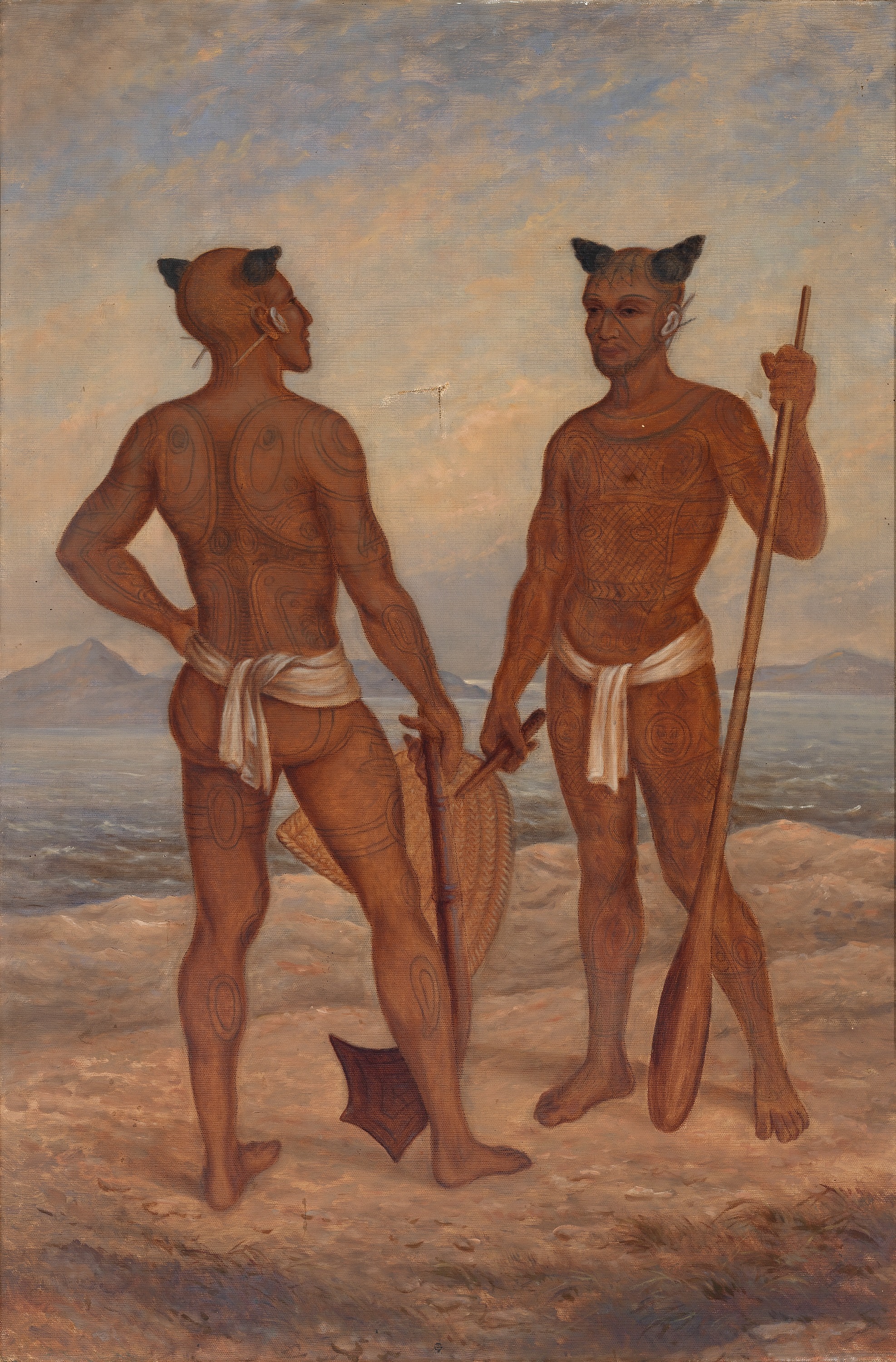 Antonion Zeno Shindler, Marquesan Men