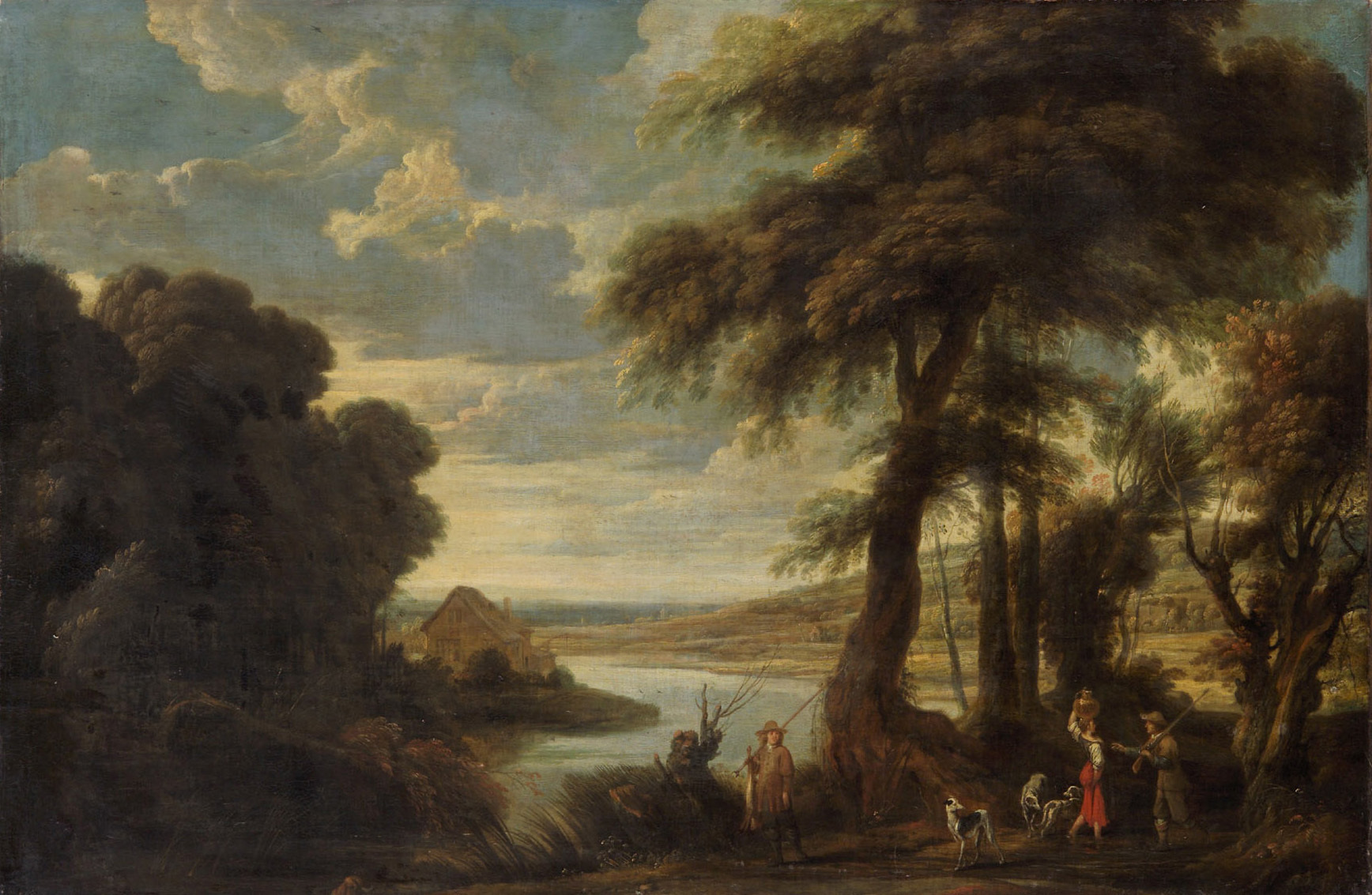 Jan Wildens, Landscape with hunters
