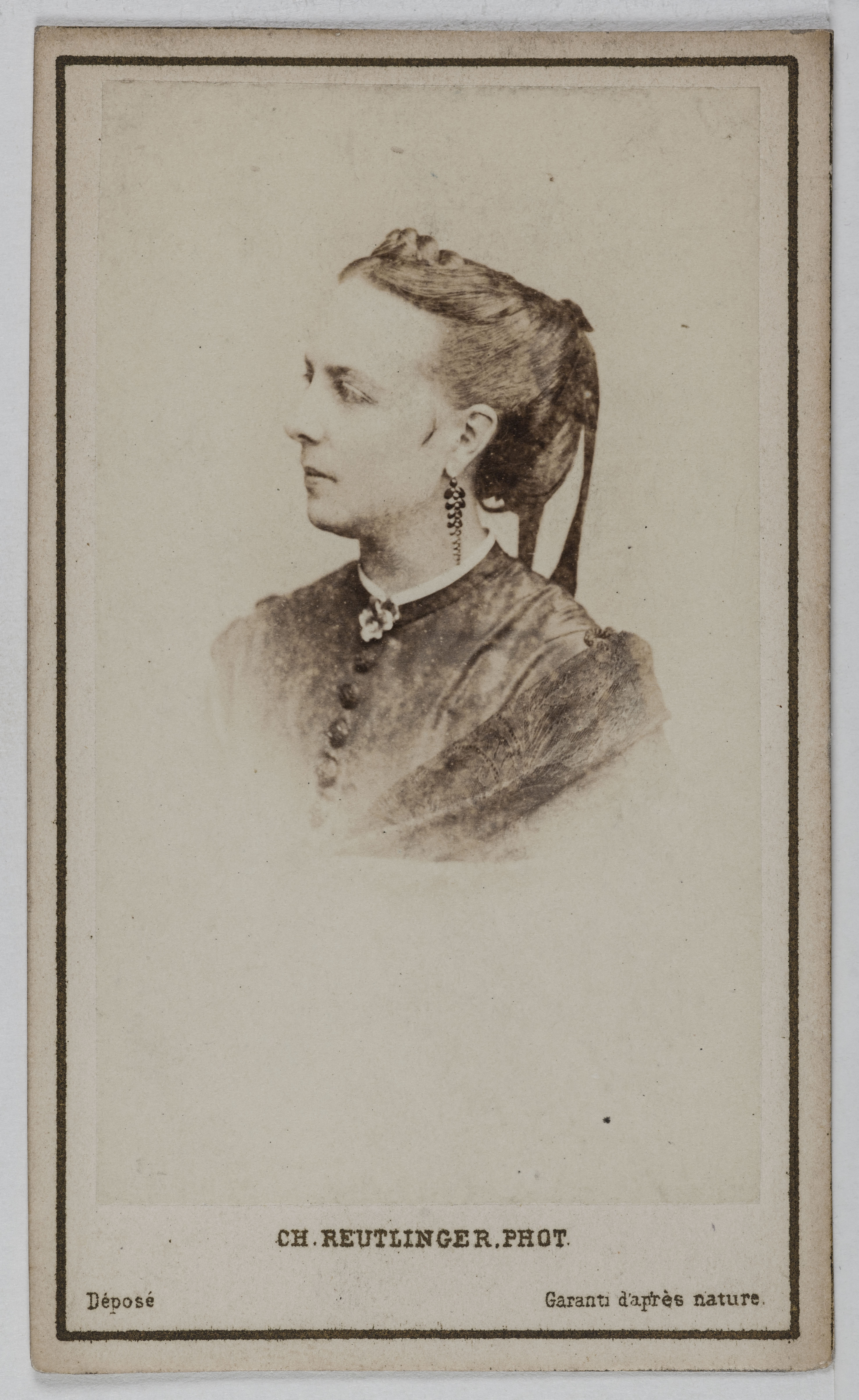 Charles Reutlinger, Portrait de Lloyd Marie, (Marie Emilie Jolly, dite), (ép. Georges Vibert), (1842-1897), (actrice)