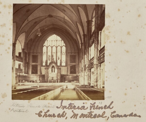 Unknown, Interior French Church, Montreal