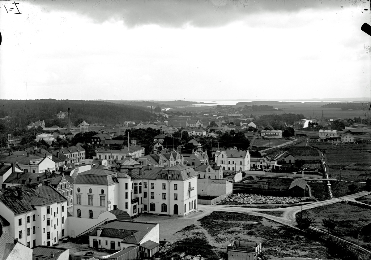 Ellert Johan Viktor Sörman, View from the church tower. Photographer E Sörman?