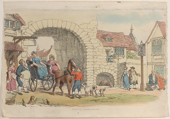 Thomas Rowlandson, Plate 21, from "World in Miniature"