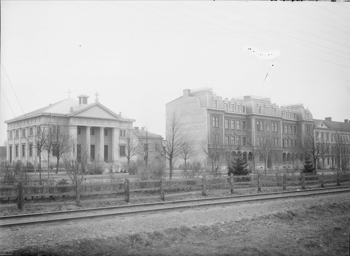 Alfred Dahlgren, Österplan från järnvägen, Uppsala 1901 - 1902