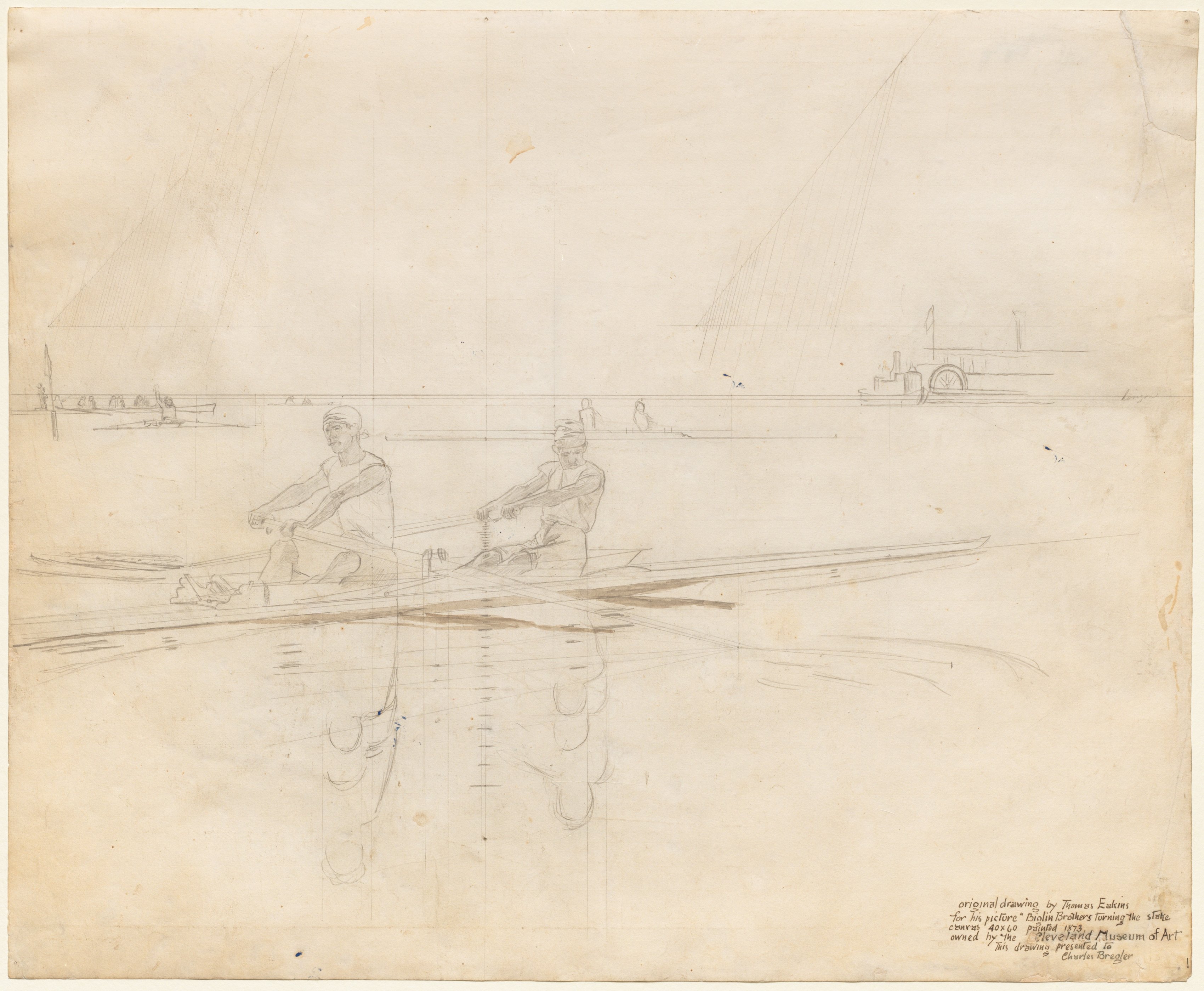 Thomas Eakins, The Biglin Brothers Turning the Stake