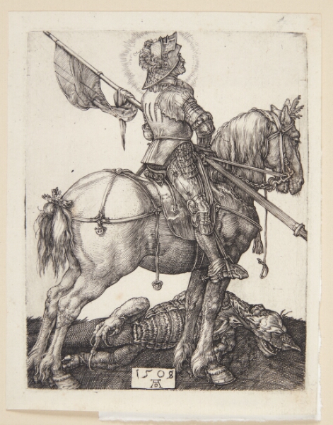 Albrecht Dürer, St. Georg til hest