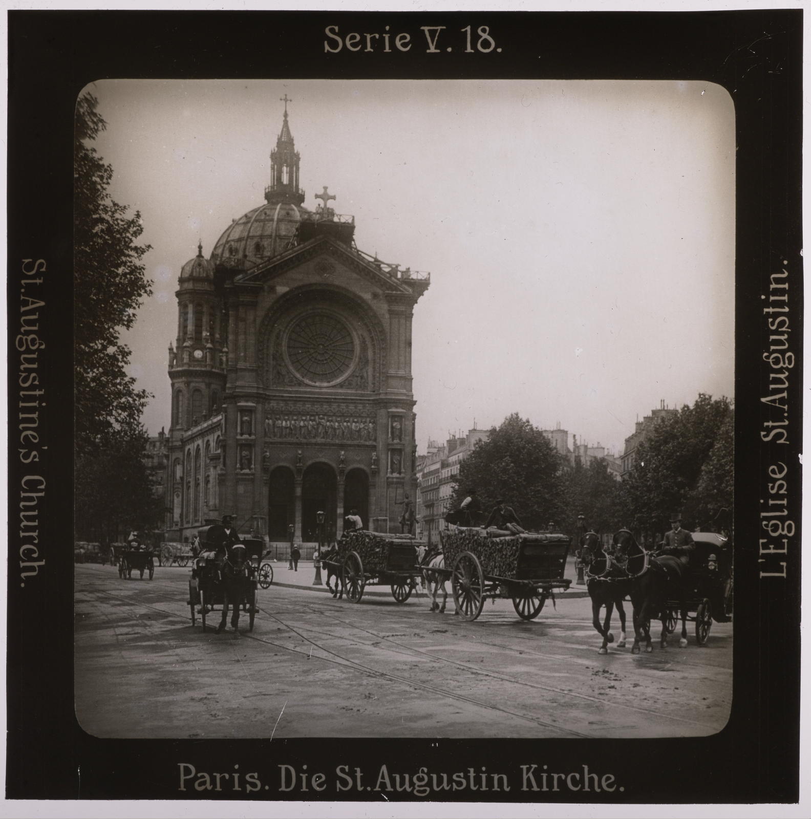 Desconegut, Paris. Die St. Augustin Kirche Projection für Alle