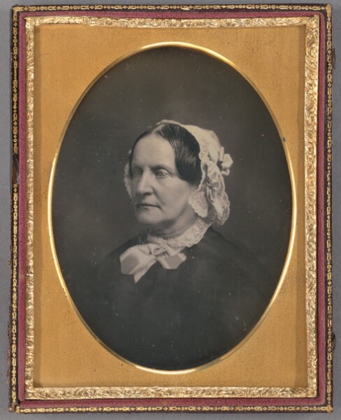 Unknown, [Portrait of an Elderly Woman in Bonnet]