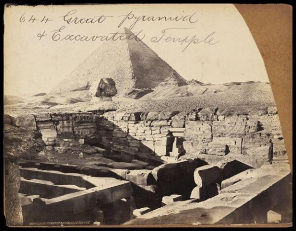 Francis Frith, Great Pyramid & Excavated Temple