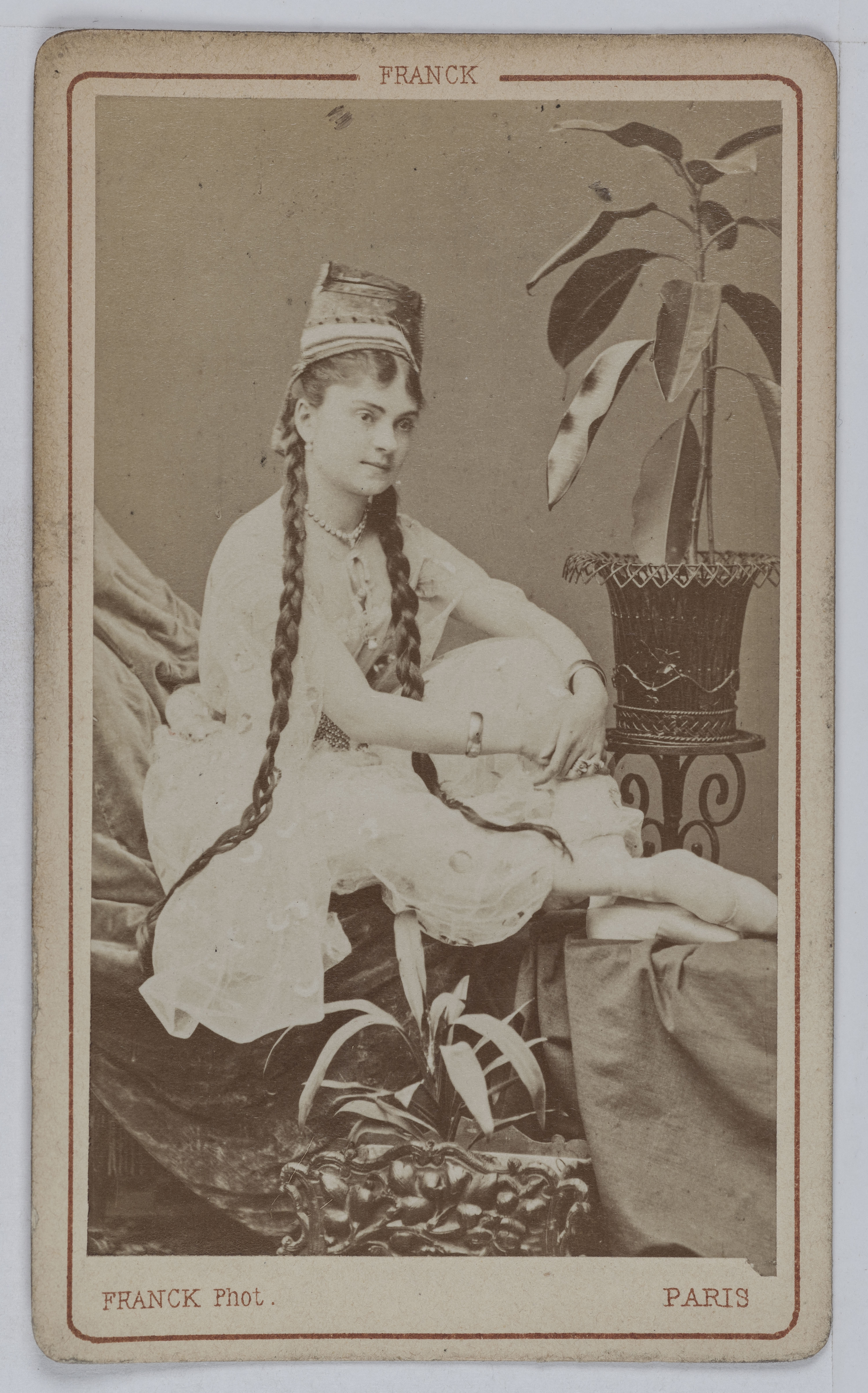 Franck, Portrait de Righetti, danseuse à l'Opéra.
