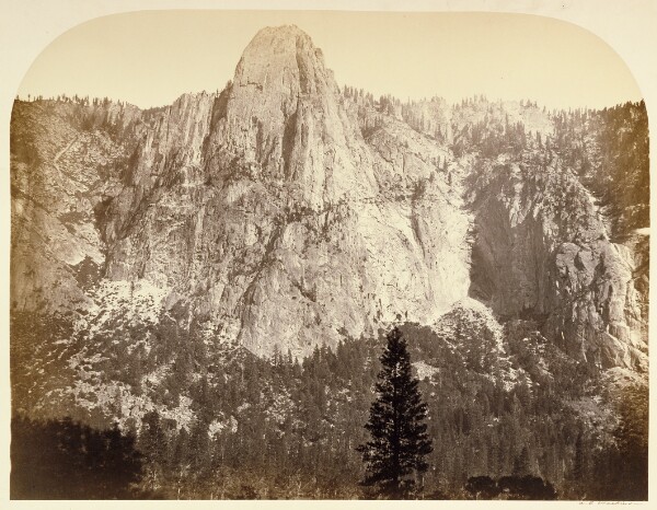 Carleton Watkins, Sentinel (front view) 3270 ft. Yo Semite
