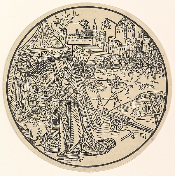 Israhel van Meckenem, Judith with the Head of Holofernes