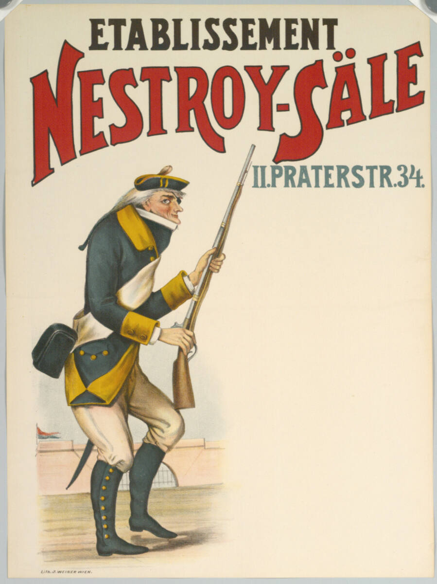 Anonym, ETABLISSEMENT NESTROY-SÄLE; II. PRATERSTR. 34.