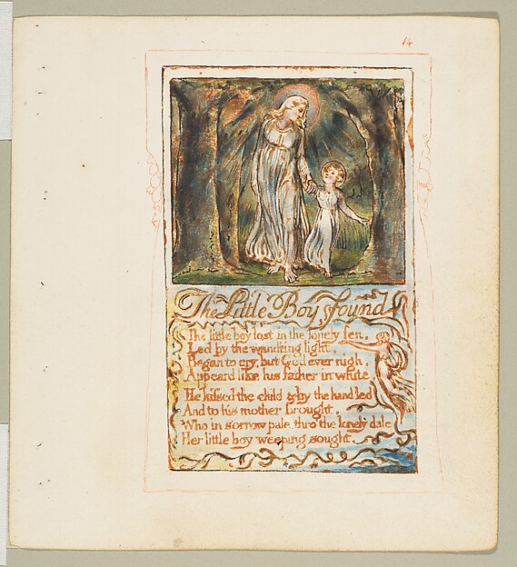 William Blake, Songs of Innocence: The Little Boy Found