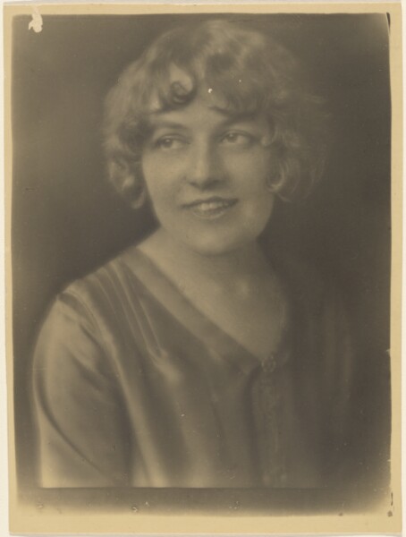 Louis Fleckenstein, [Portrait of a Woman in Satin Shirt]