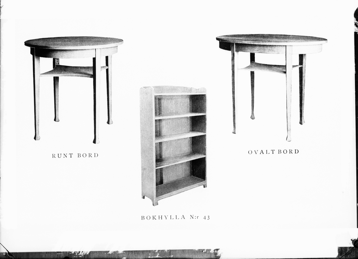 Skötsner-Edhlund, Reprofotografi - möbelkatalog, Uppland