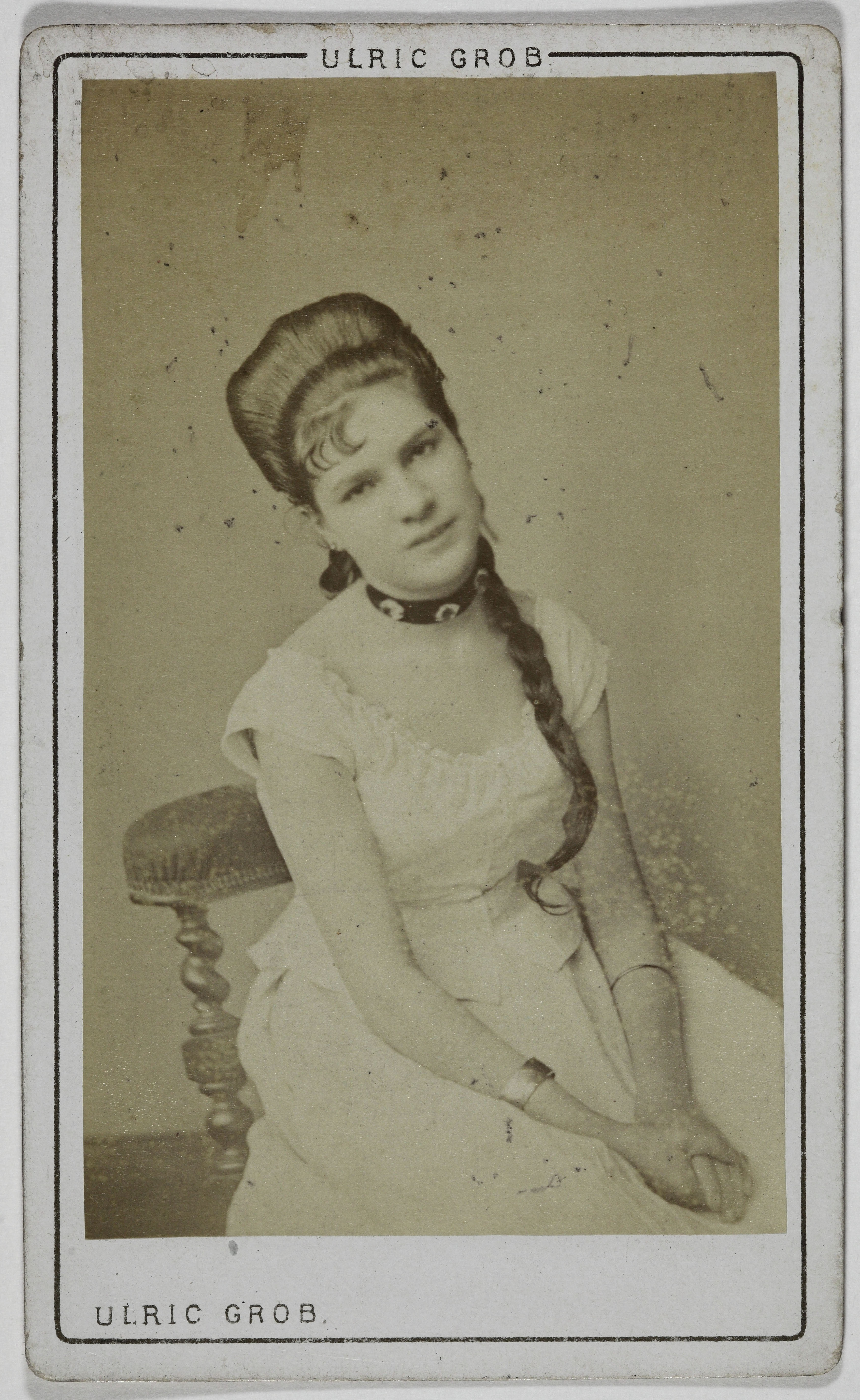 Ulric Grob, Portrait d'Alphonsine, (actrice)