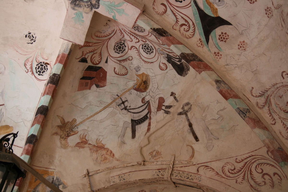 Johan Dellbeck, Kalkmålning i Härnevi kyrka, Härnevi socken, Uppland 2008