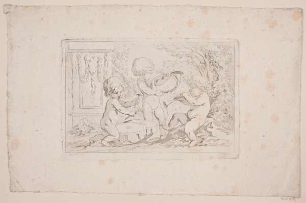 J.F. Clemens, Tre nøgne smådrenge, der musicerer