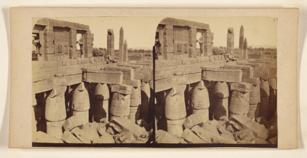 Francis Frith, [The temple of Rarnes, Thebes]