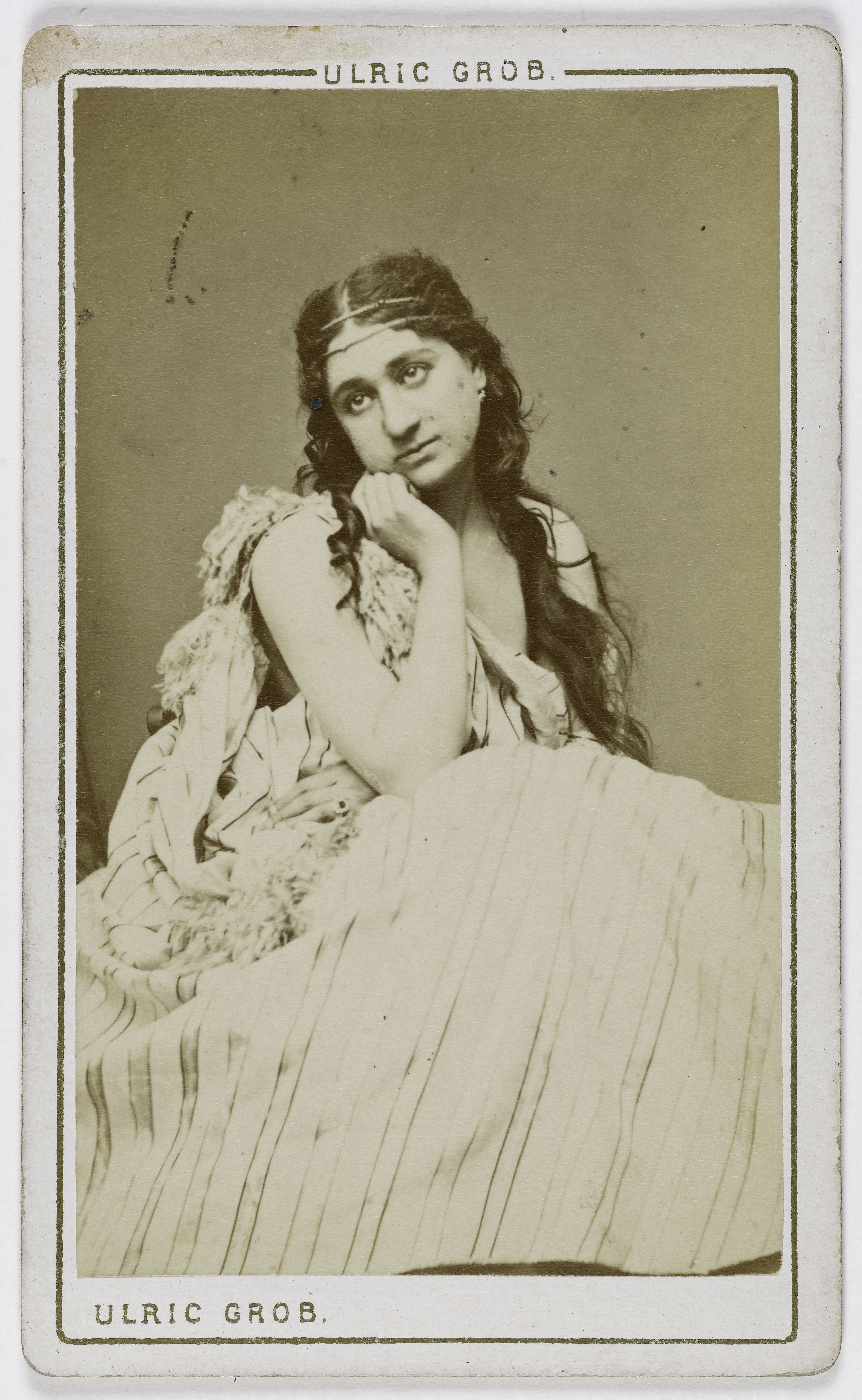 Ulric Grob, Portrait de Dumoulin (actrice au théâtre des Bouffes)
