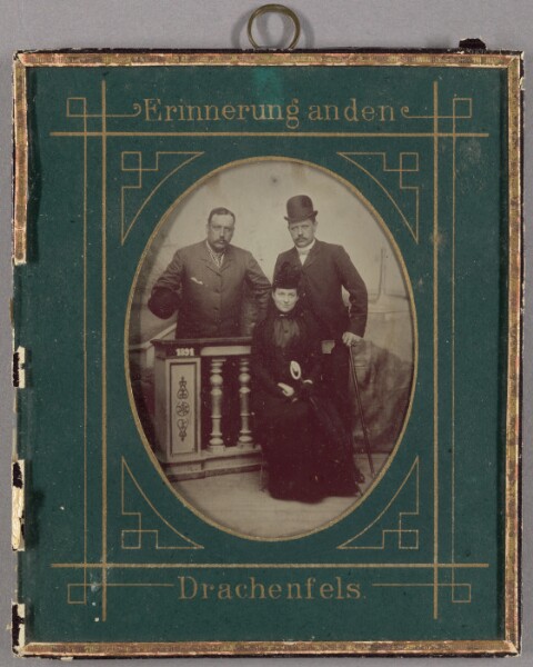 Unknown, [Portrait of Two Men and Woman]