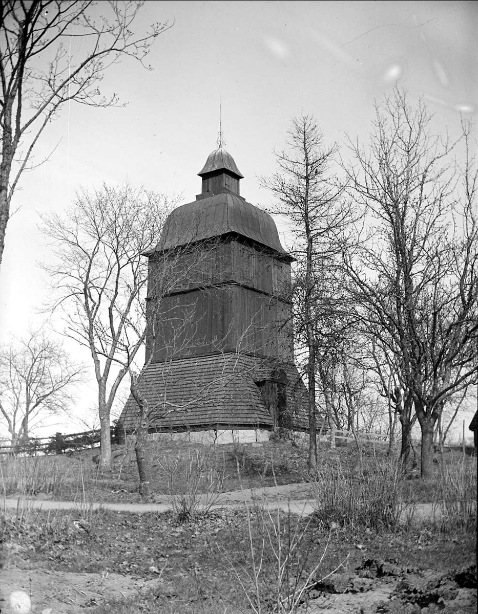 August Fredrik Schagerström, Börje church belfry, Börje parish, Uppland May 1916