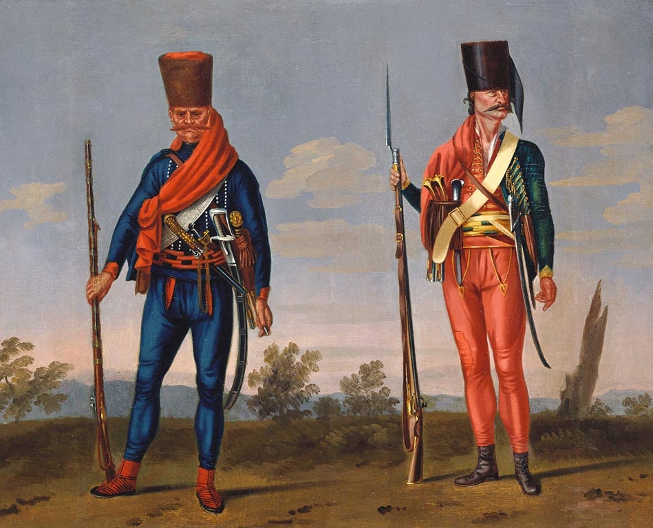 David Morier, Bannalist and Pandour, 'Freikorps Trenck'.