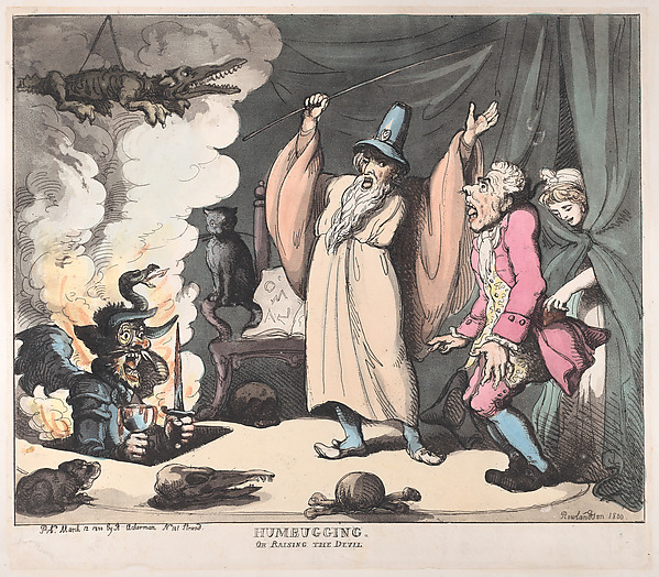 Thomas Rowlandson, Humbugging, or Raising the Devil