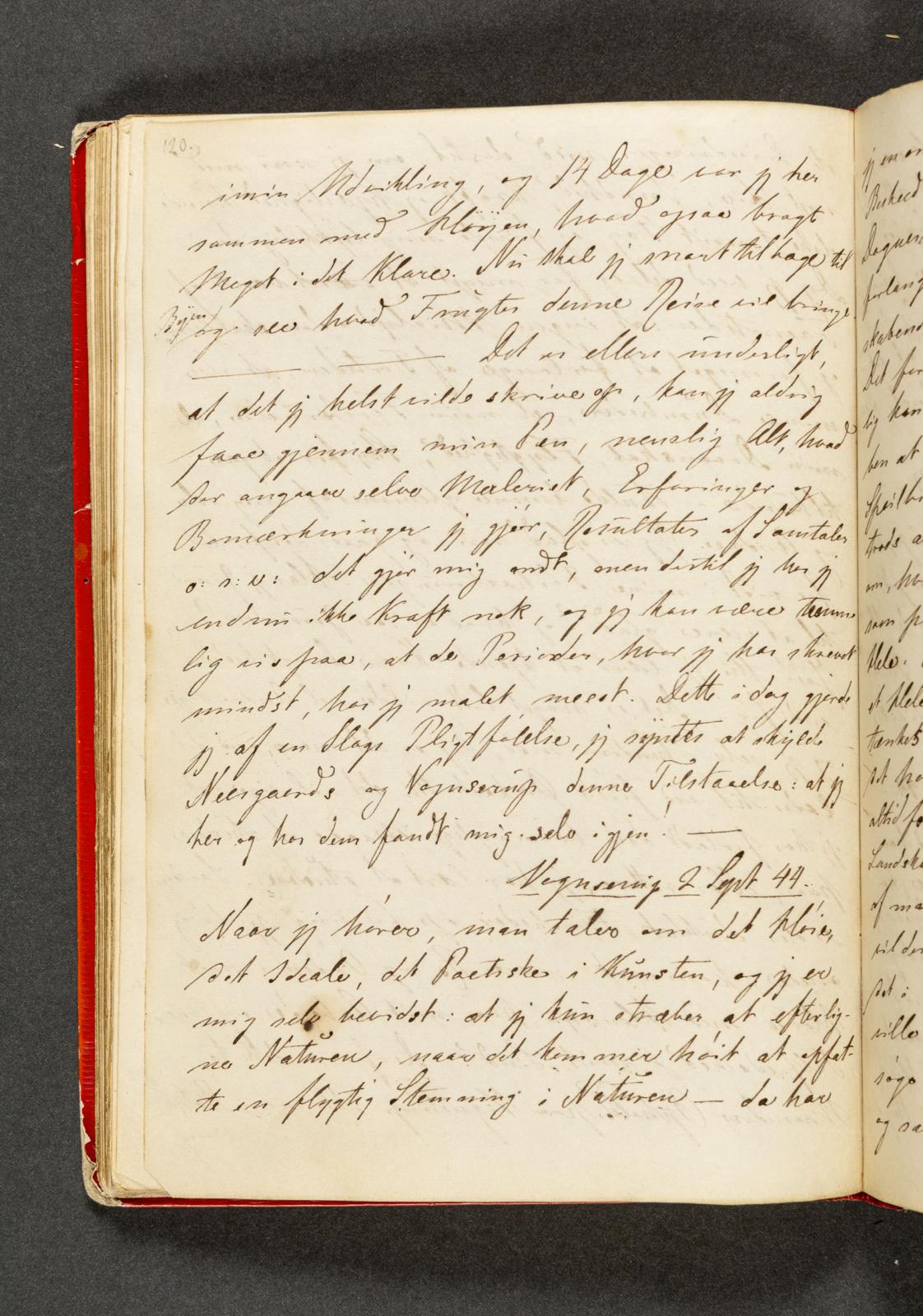 Johan Thomas Lundbye, Dagbog. Side 120