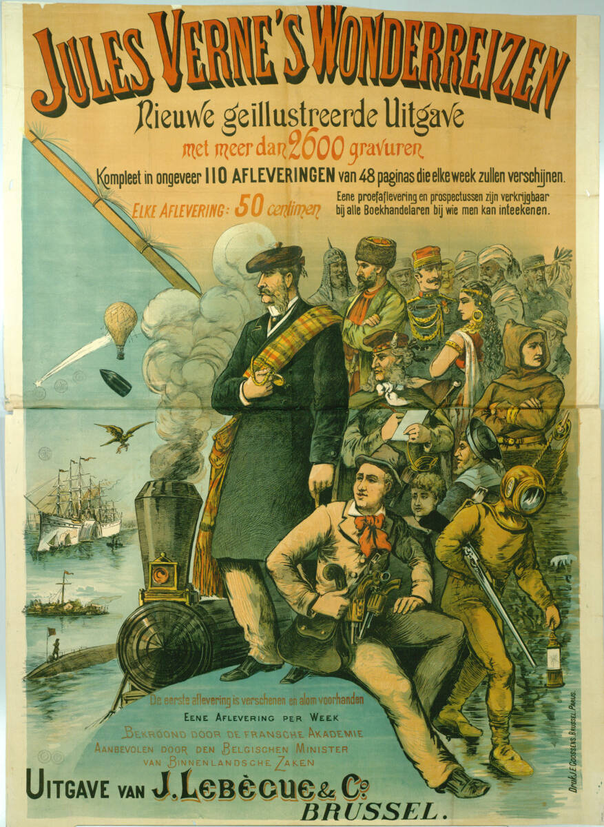 Anonym, JULES VERNE'S WONDERREIZEN; UITGAVE VAN J. LEBÈGUE & CO. BRUSSEL