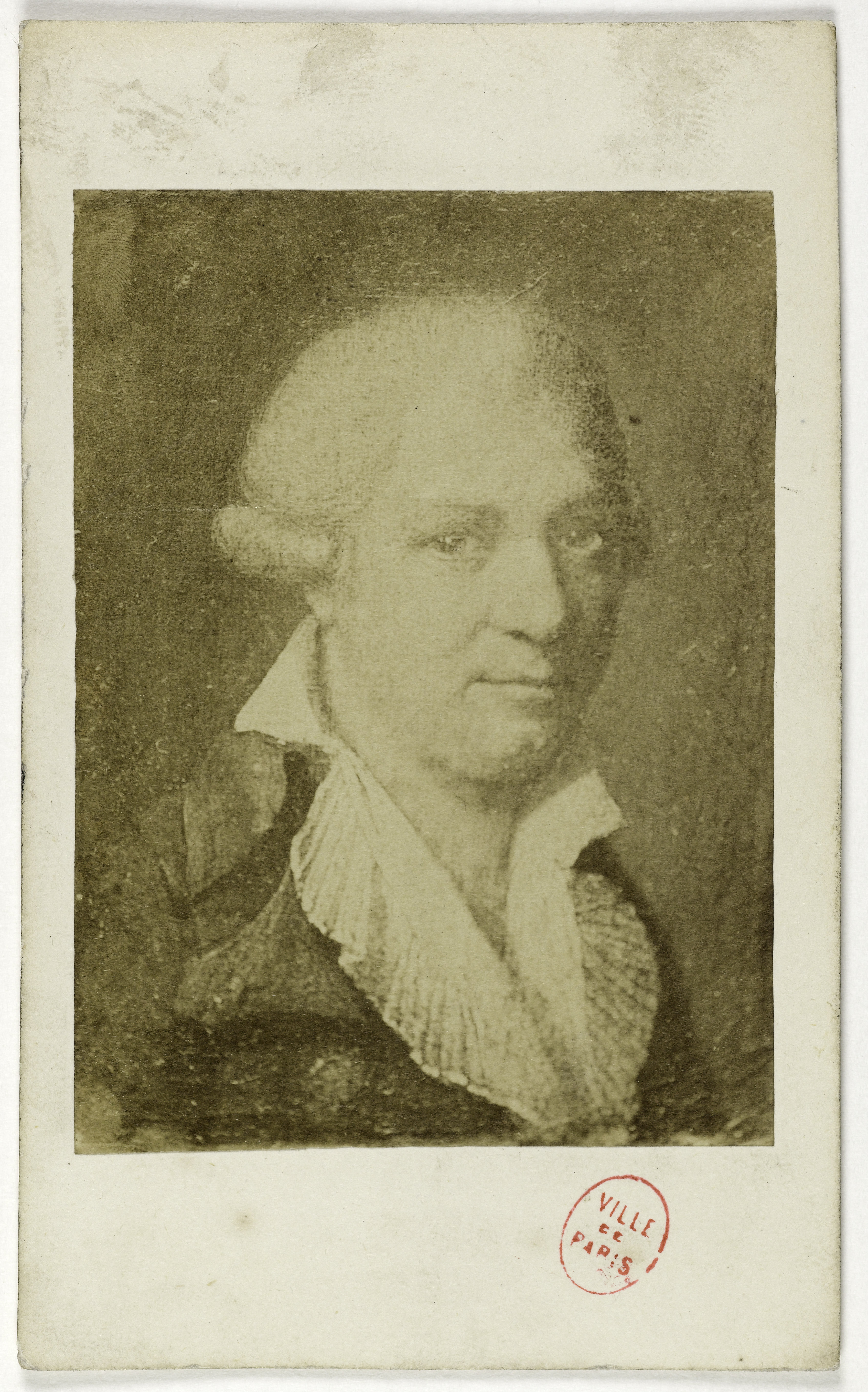 Anonyme, Portrait de Lebon Joseph, (1765-1795), (prêtre, élu à la Convention par le Pas-de-Calais, condamné à mort) d'après une peinture de Dominique Doucet