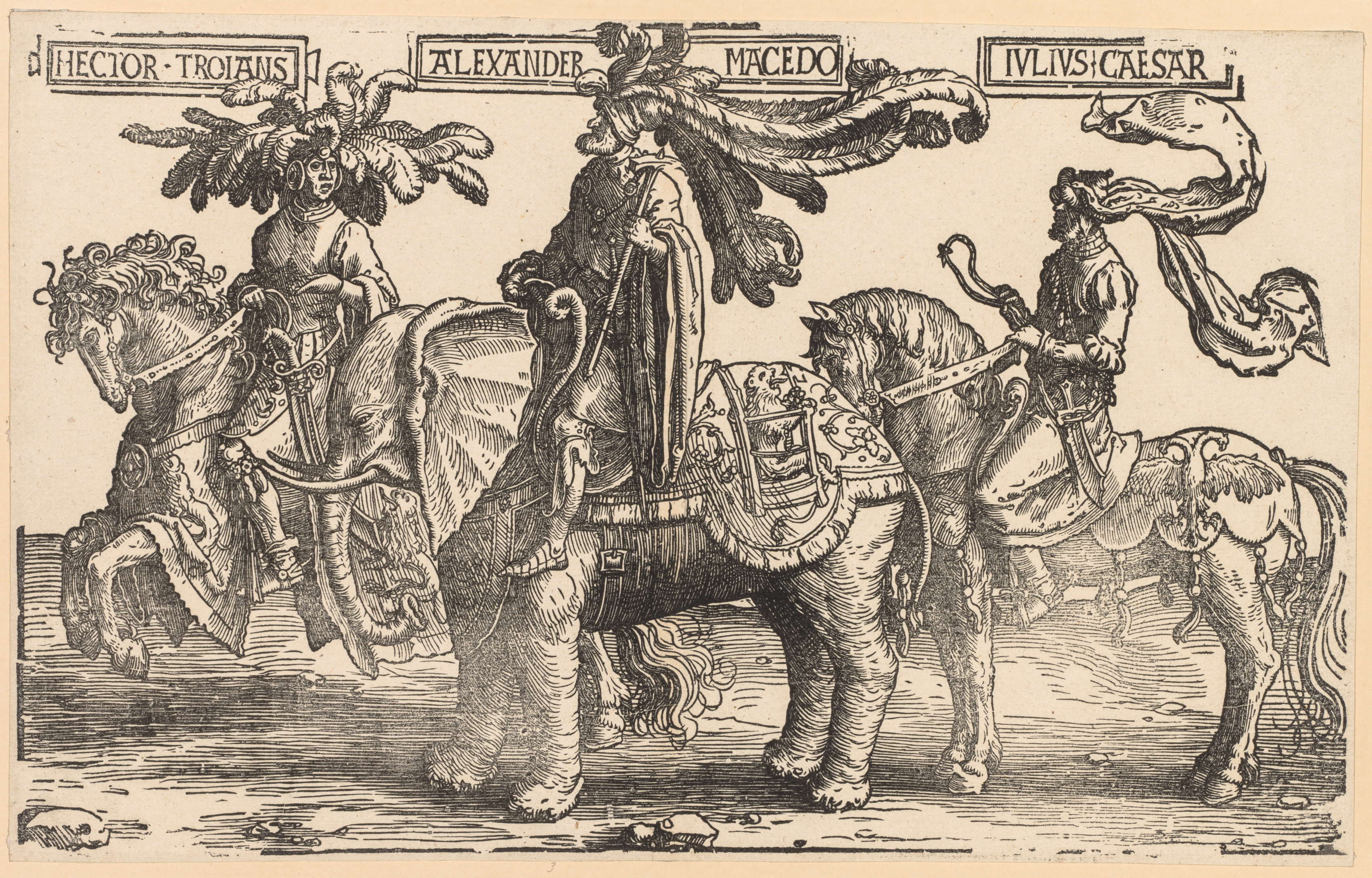 Lucas van Leyden, The Nine Heroes