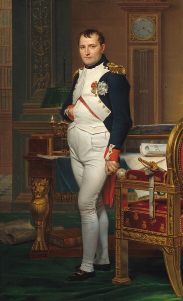 Jacques-Louis David, The Emperor Napoleon in His Study at the Tuileries