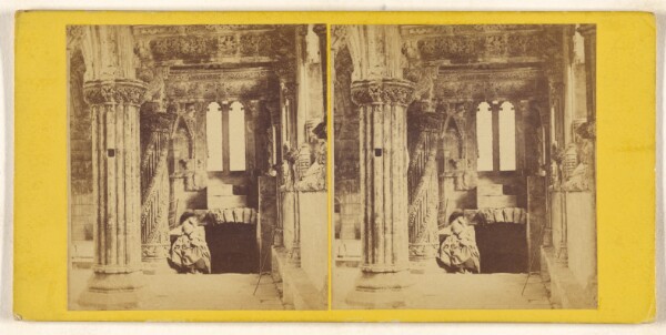 Unknown, Interior of Roslin Chapel - the "Apprentice's Pillar."