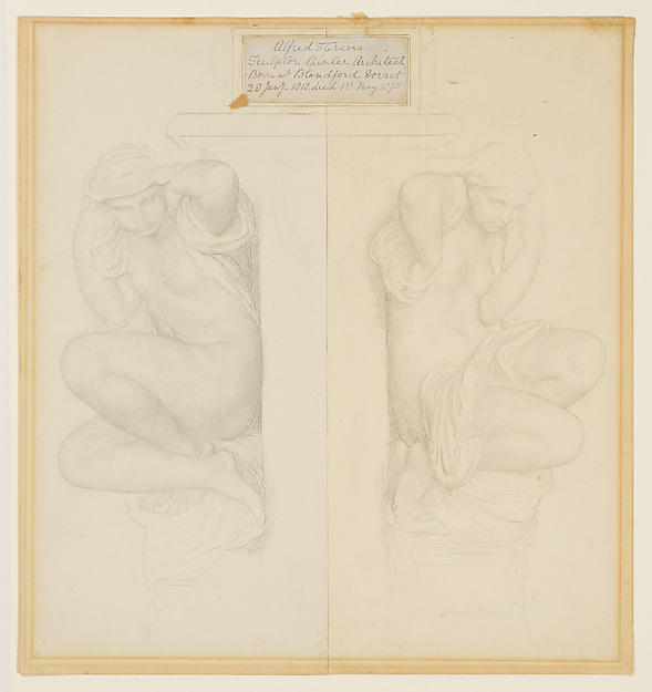 Alphonse Legros, Design for a Memorial to Alfred Stevens (1817–1875)