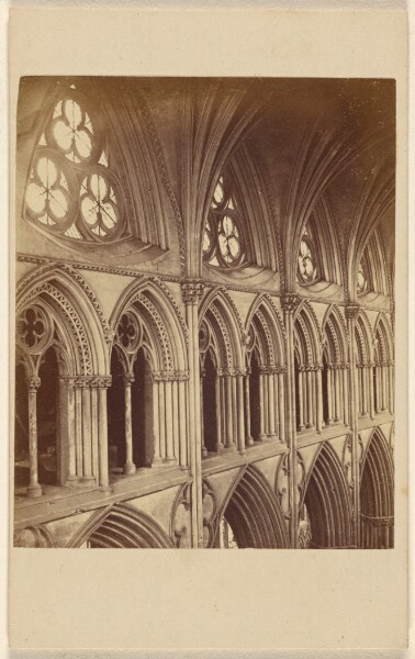 Unknown, Lichfield Cathedral. Triforium in Nave.