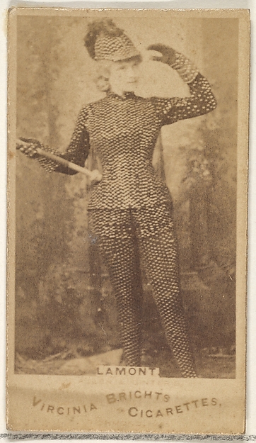 Allen & Ginter, Lamont, from the Actors and Actresses series (N45, Type 1) for Virginia Brights Cigarettes