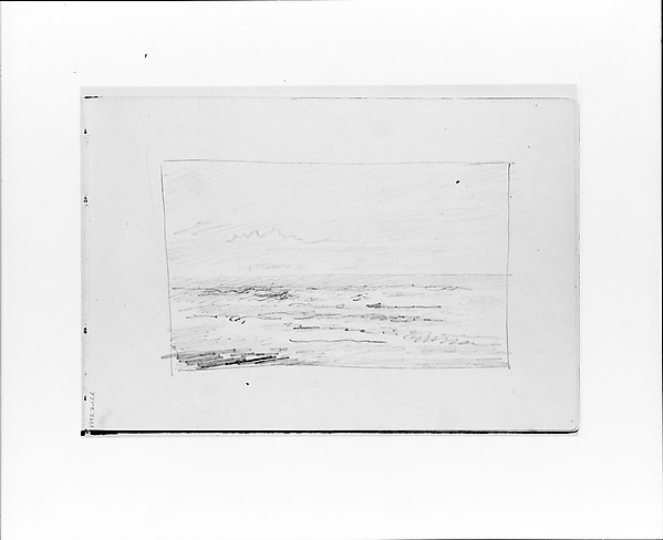 William Trost Richards, Seascape (from Sketchbook VII)