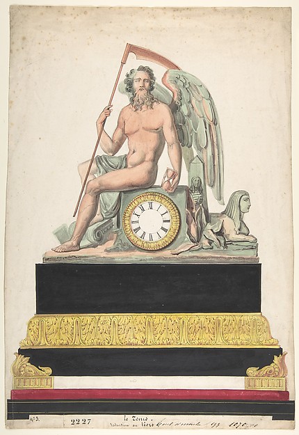 Anonymous, French, 19th century, Design for Clock