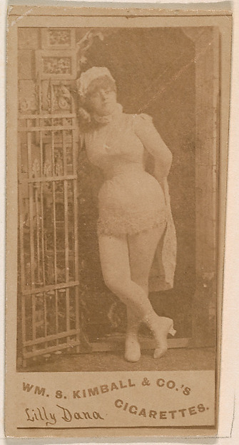William S. Kimball & Company, Lilly Dana, from the Actresses series (N203) issued by Wm. S. Kimball & Co.