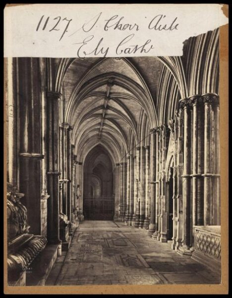 Francis Frith, S. Choir Aisle.  Ely Cath'l