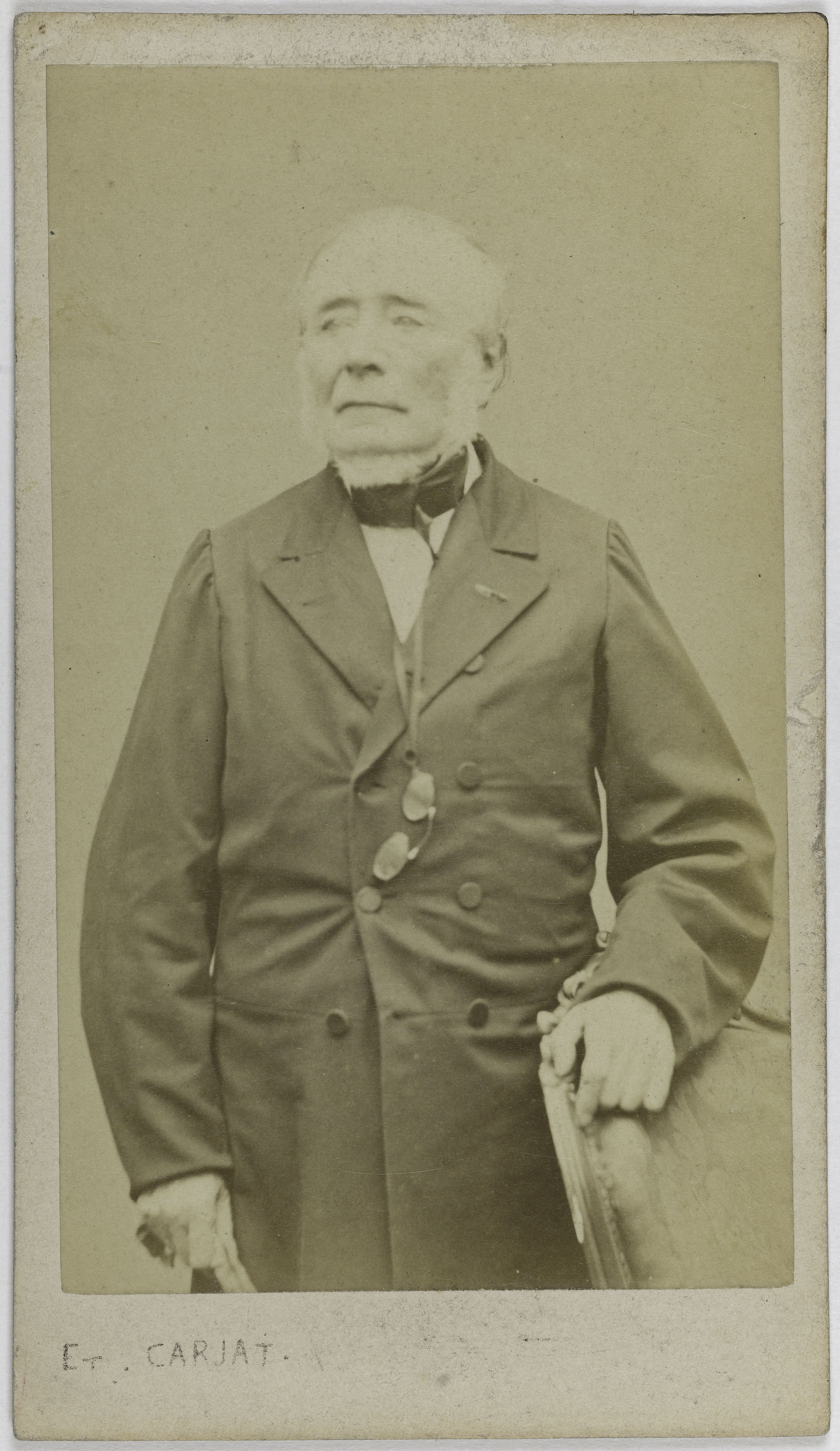 Carjat & Cie, Portrait de Louis-Antoine-Eléonore Ponchard (1787-1866), (chanteur lyrique)