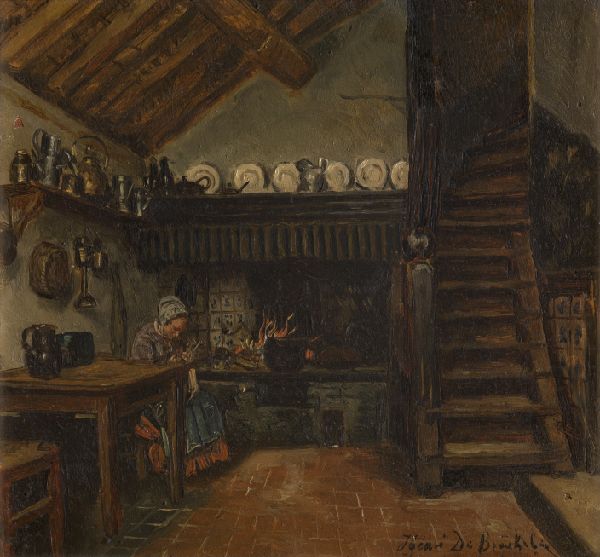Henri De Braekeleer, Kitchen