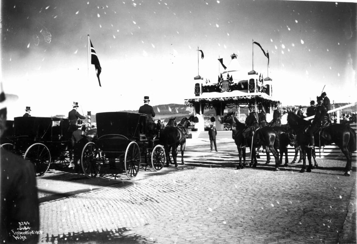 Anders Beer Wilse, Kong Haakon`s Kroningsferd