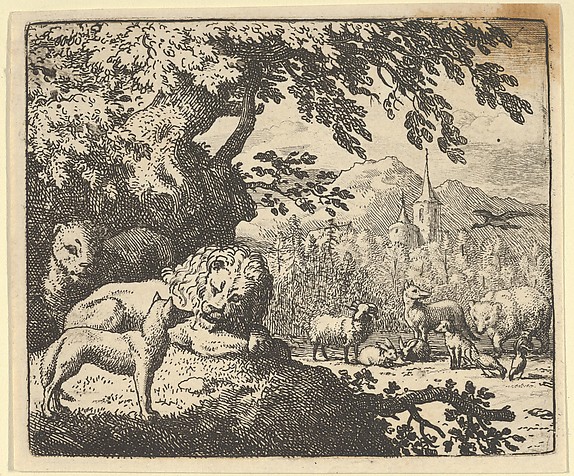 Allart van Everdingen, Renard Continues with His Lies from Hendrick van Alcmar's Renard The Fox
