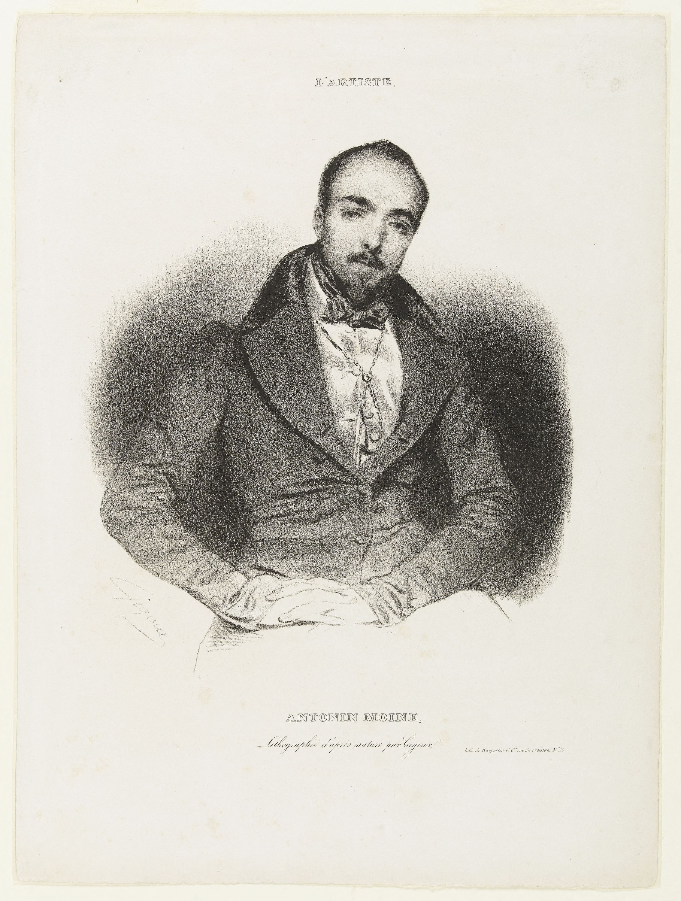 Jean-François Gigoux, Antonin Moine