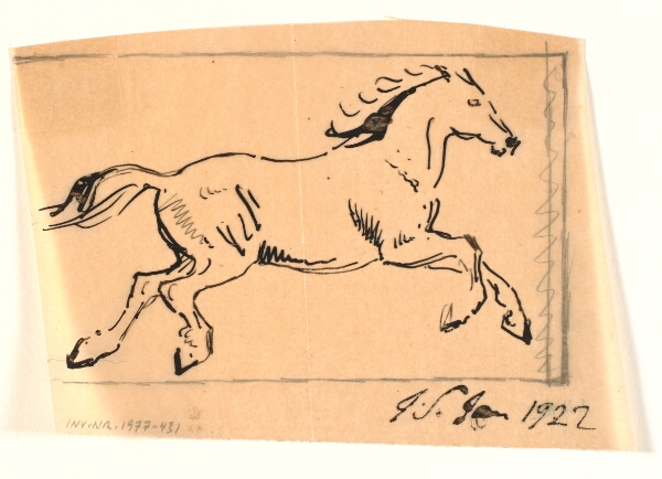 Joakim Skovgaard, Galopperende hest